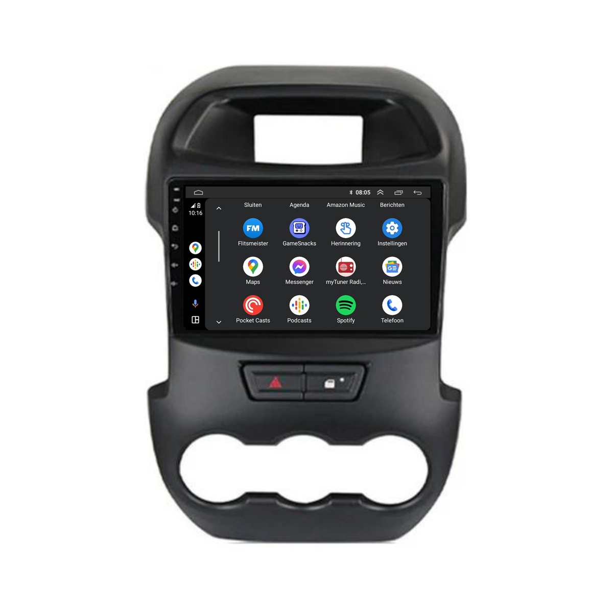 Ford Ranger | Android 13 | Autoradio | 2012  t/m 2015 | Carplay & Android Auto-2