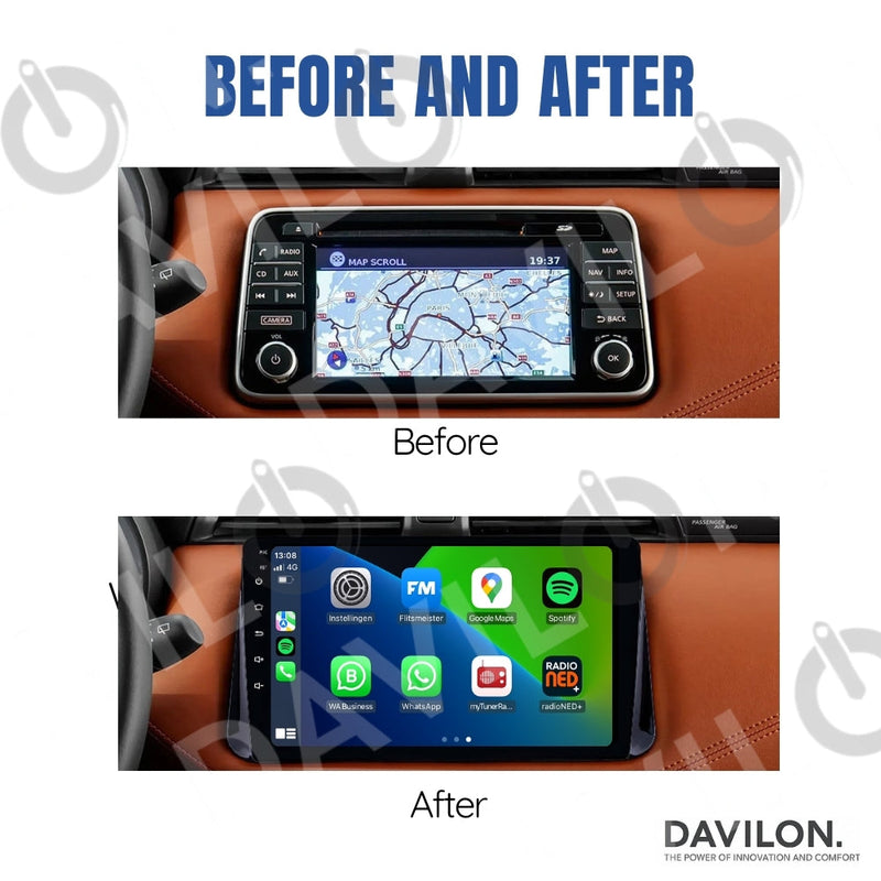Nissan Micra CarPlay & Android Auto autoradio | 2017 t/m 2021 | Android 15 | Davilon-8