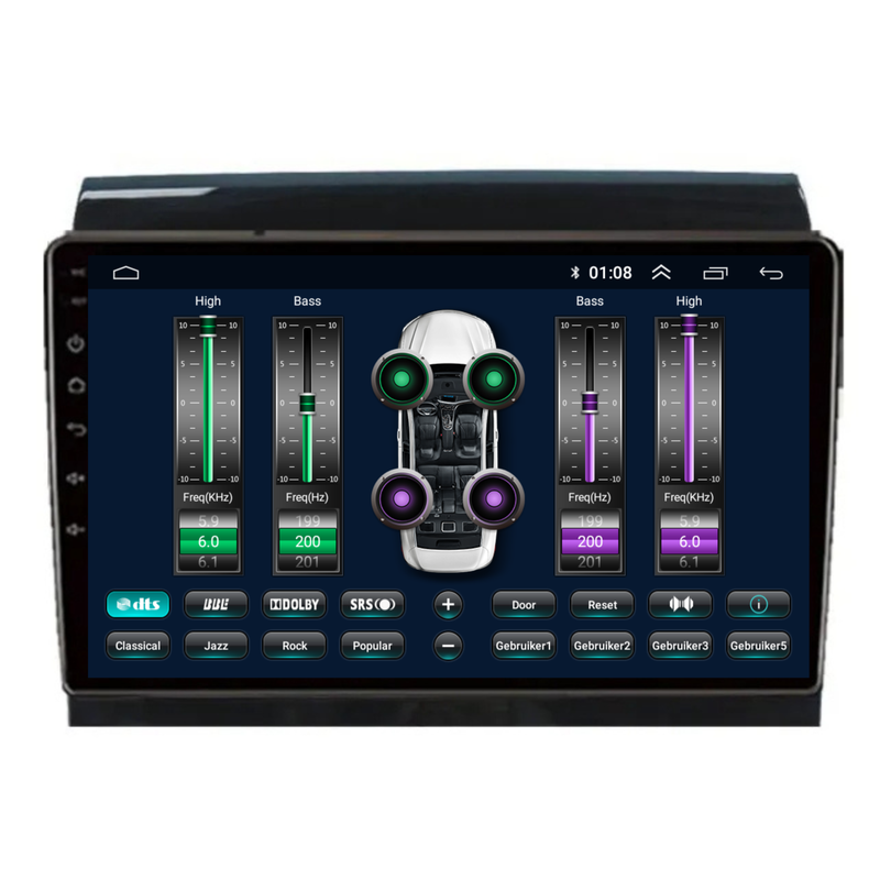 Fiat Ducato / Citroën Jumper / Peugeot Boxer CarPlay & Android Auto autoradio | 2006 t/m 2021 | Android 15 | Davilon-9