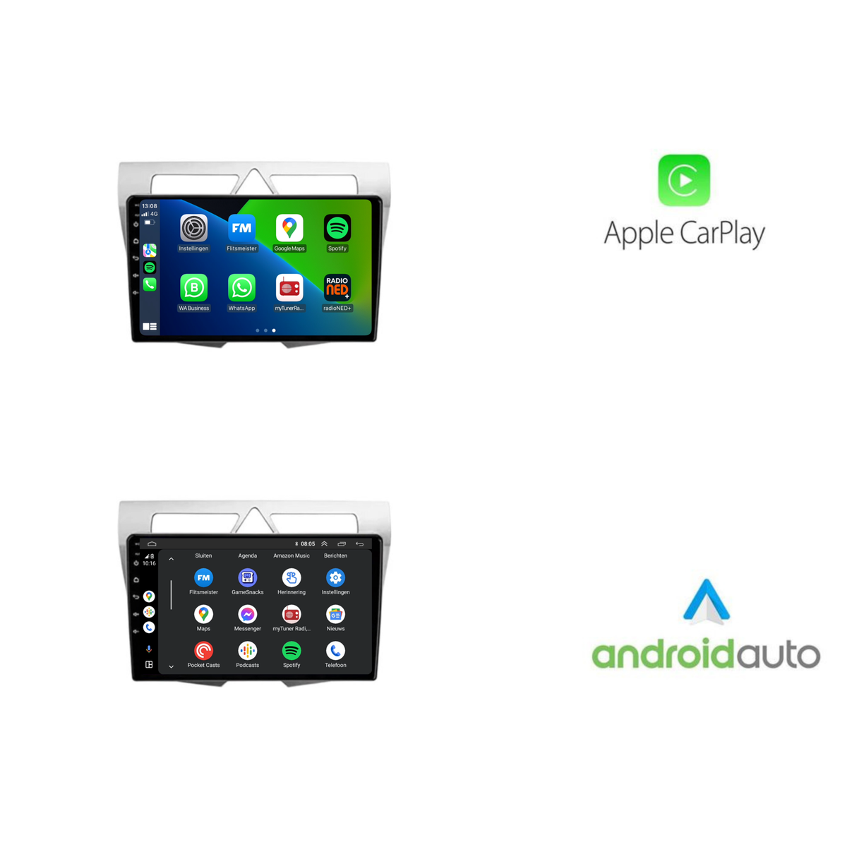 Kia Picanto | Android 13 | Autoradio | 2008 t/m 2010 | Carplay & Android Auto-3
