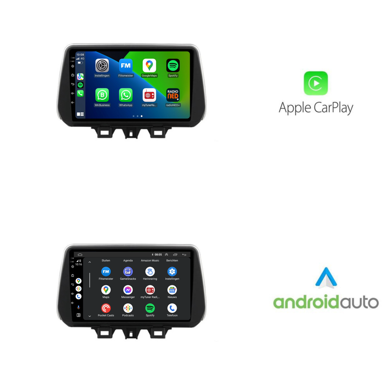Hyundai Tucson CarPlay & Android Auto autoradio | 2018 t/m 2019 | Android 15 | Davilon-3