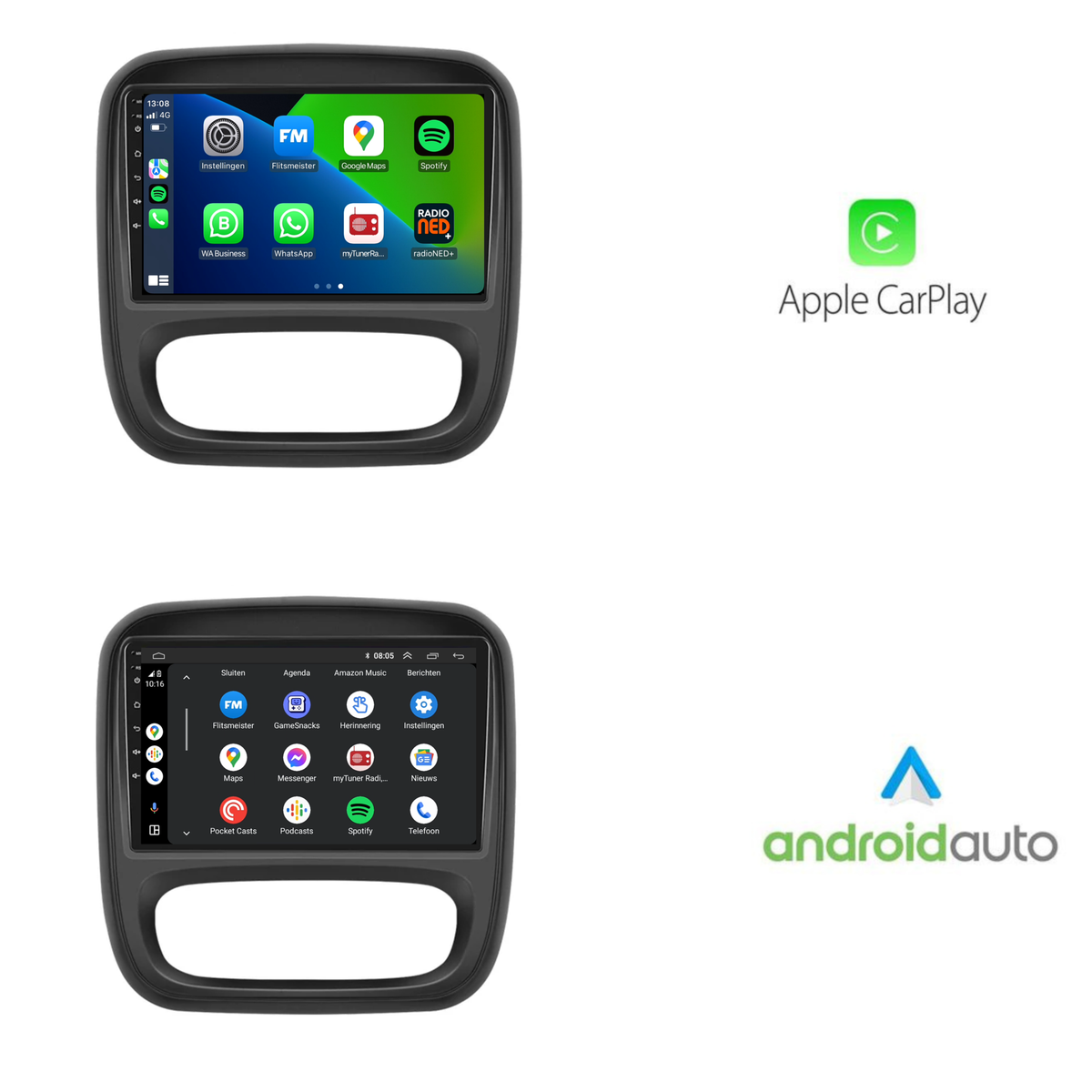 Renault Trafic | Android 13 | Autoradio | 2015 t/m 2021 | Carplay &  Android Auto-6