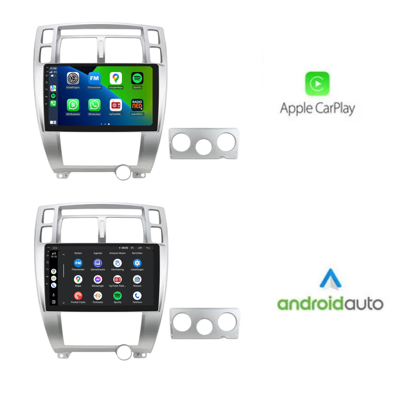 Hyundai Tucson CarPlay & Android Auto autoradio | 2004 t/m 2010 | Android 15 | Davilon-8