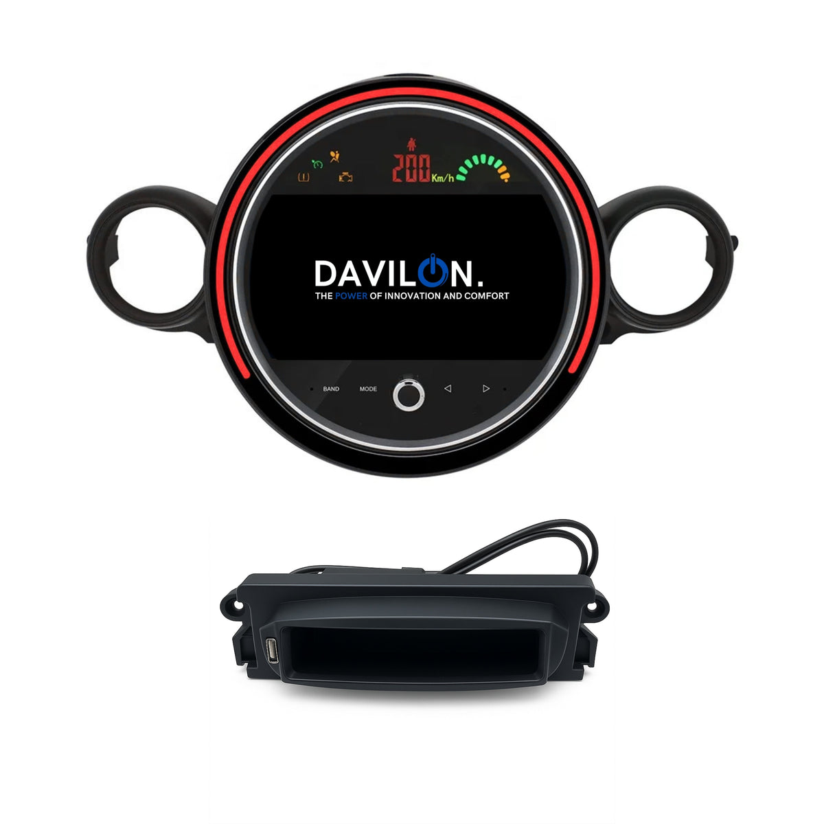 Mini Cooper R56 CarPlay & Android Auto autoradio | 2008 t/m 2013 | Android 15 | Davilon | 2GB RAM-7