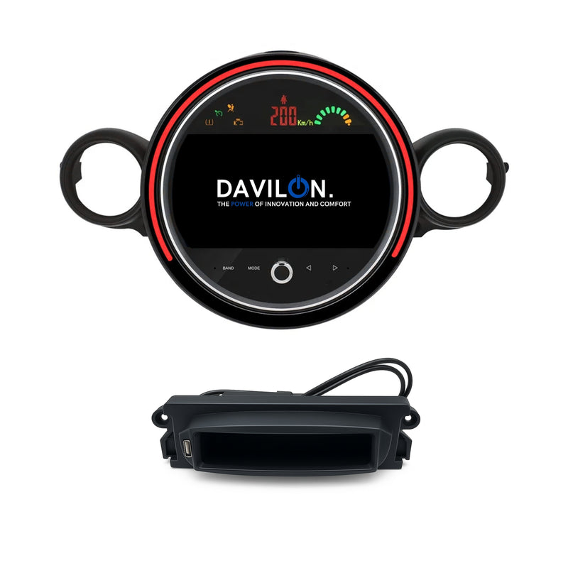Mini Cooper R56 CarPlay & Android Auto autoradio | 2008 t/m 2013 | Android 15 | Davilon | 2GB RAM-7