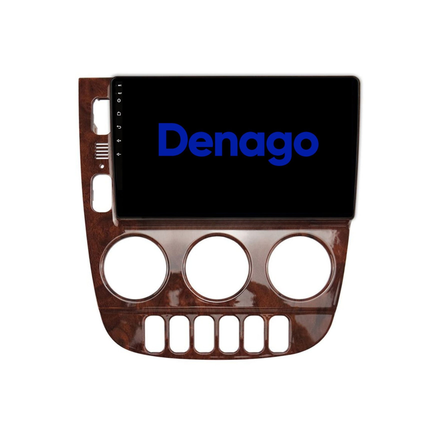 Mercedes ML CarPlay autoradio | 1999 t/m 2004 | Denago DNG-A104 | 9 inch | Android 13 | Draadloos CarPlay & Android Auto | Houtkleurig frame