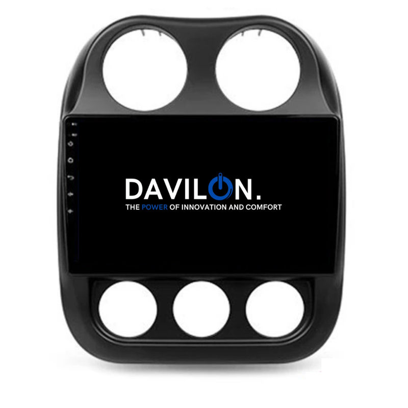 Jeep Compass CarPlay & Android Auto autoradio | 2010 t/m 2016 | Android 15 | Davilon | Inclusief nieuw paneel-4