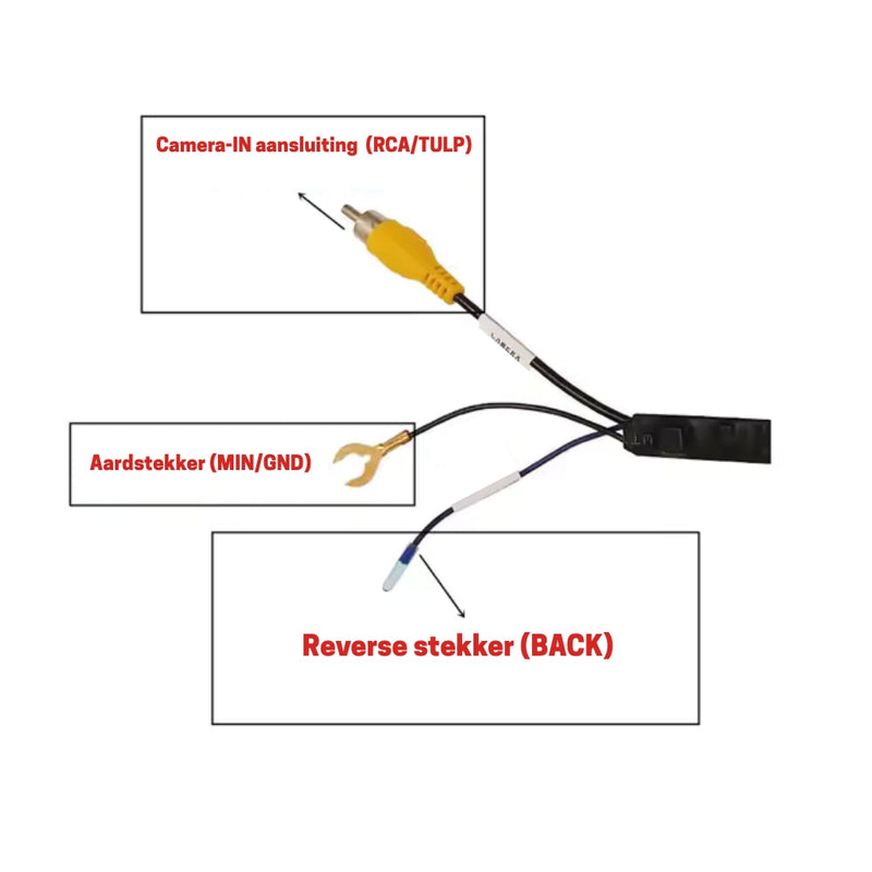 Camera verloopstekker 24-pins voor Honda Civic | Accord | CR-V | Jazz | Odyssey-3