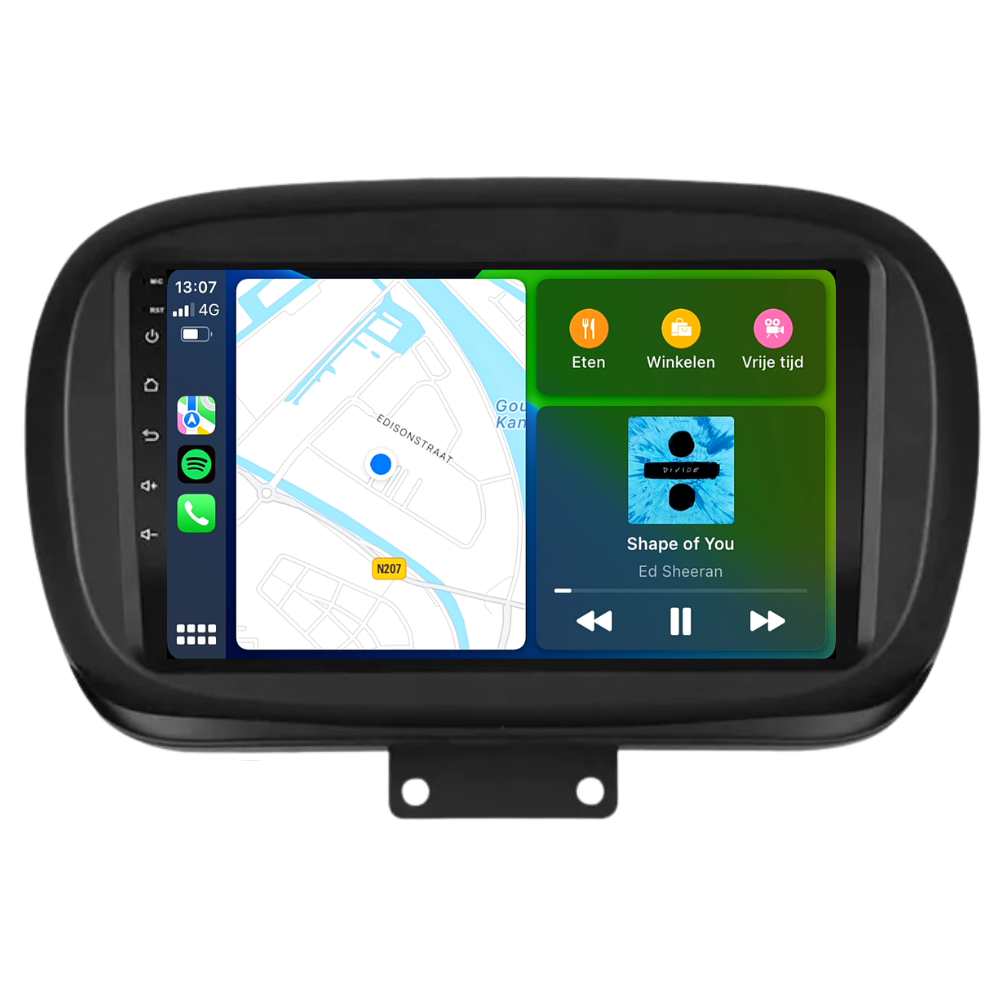 Fiat 500X  | Android 13 | Autoradio | 2015 t/m 2023 | Carplay & Android Auto-3