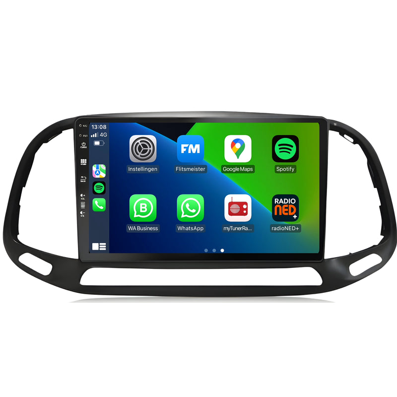 Fiat Doblo | Android 13 | Autoradio | 2015 t/m 2021 | CarPlay & Android Auto-1