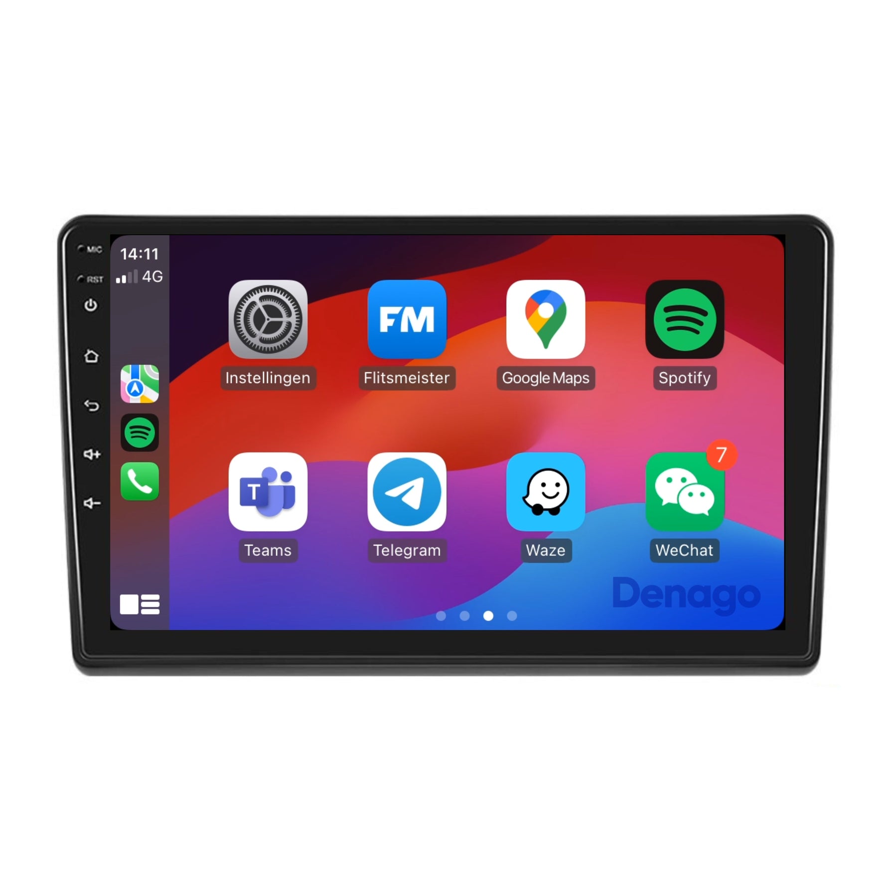 Peugeot Boxer CarPlay autoradio | 2011 t/m 2020 | Denago DNG-A148 | 9 inch | Android 13 | Draadloos CarPlay & Android Auto