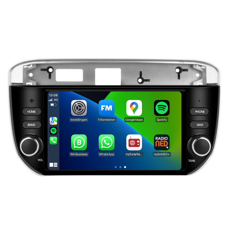 Fiat Punto/Linea CarPlay & Android Auto autoradio | 2010 t/m 2016 | Android 15 | Davilon-1