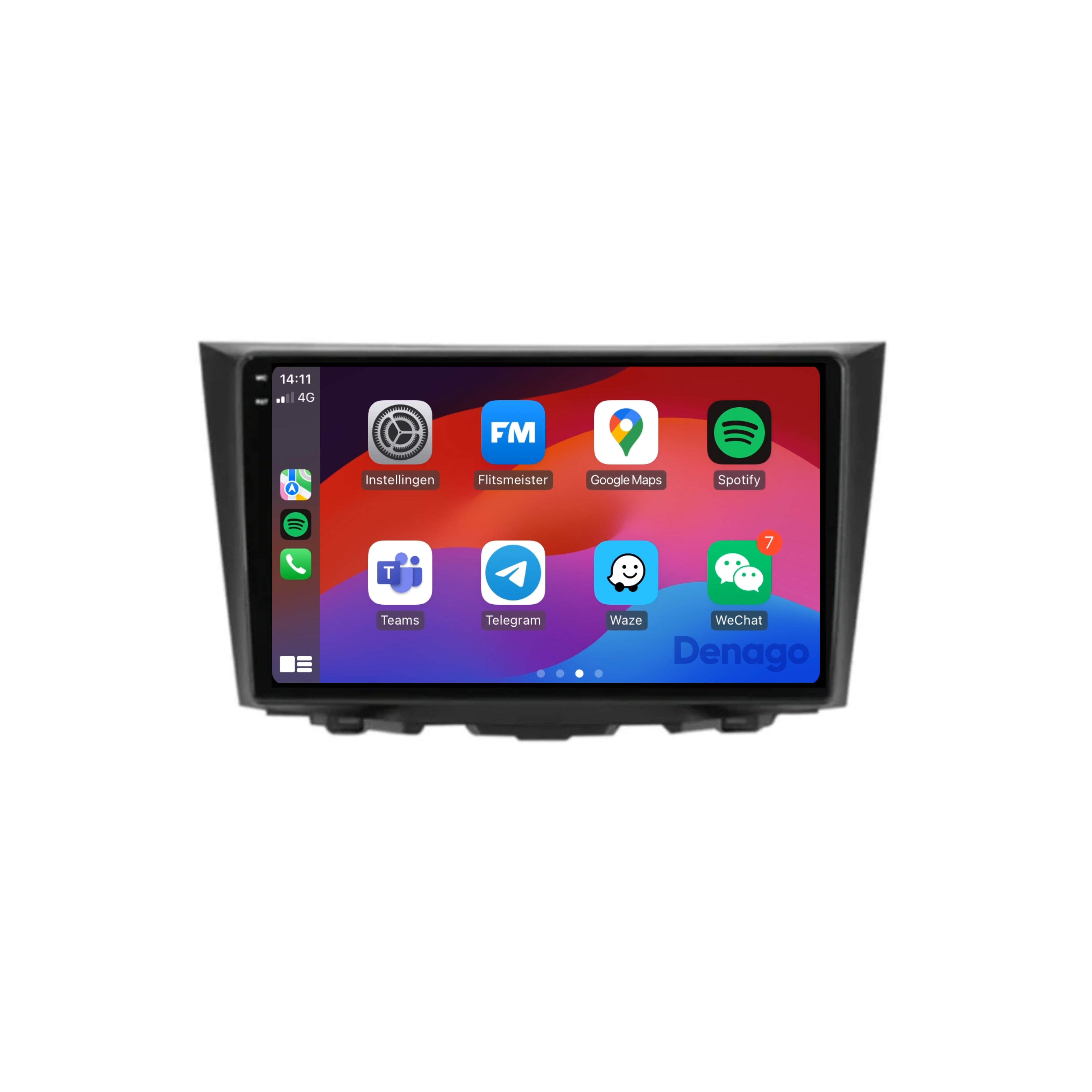 Suzuki Kizashi CarPlay autoradio | 2009 t/m 2015 | Denago DNG-A215 | 9 inch | Android 13 | Draadloos CarPlay & Android Auto