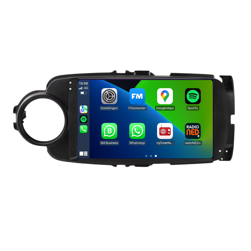 Toyota Yaris | Android 13 | Autoradio | 2011 t/m 2019 | CarPlay & Android Auto-1