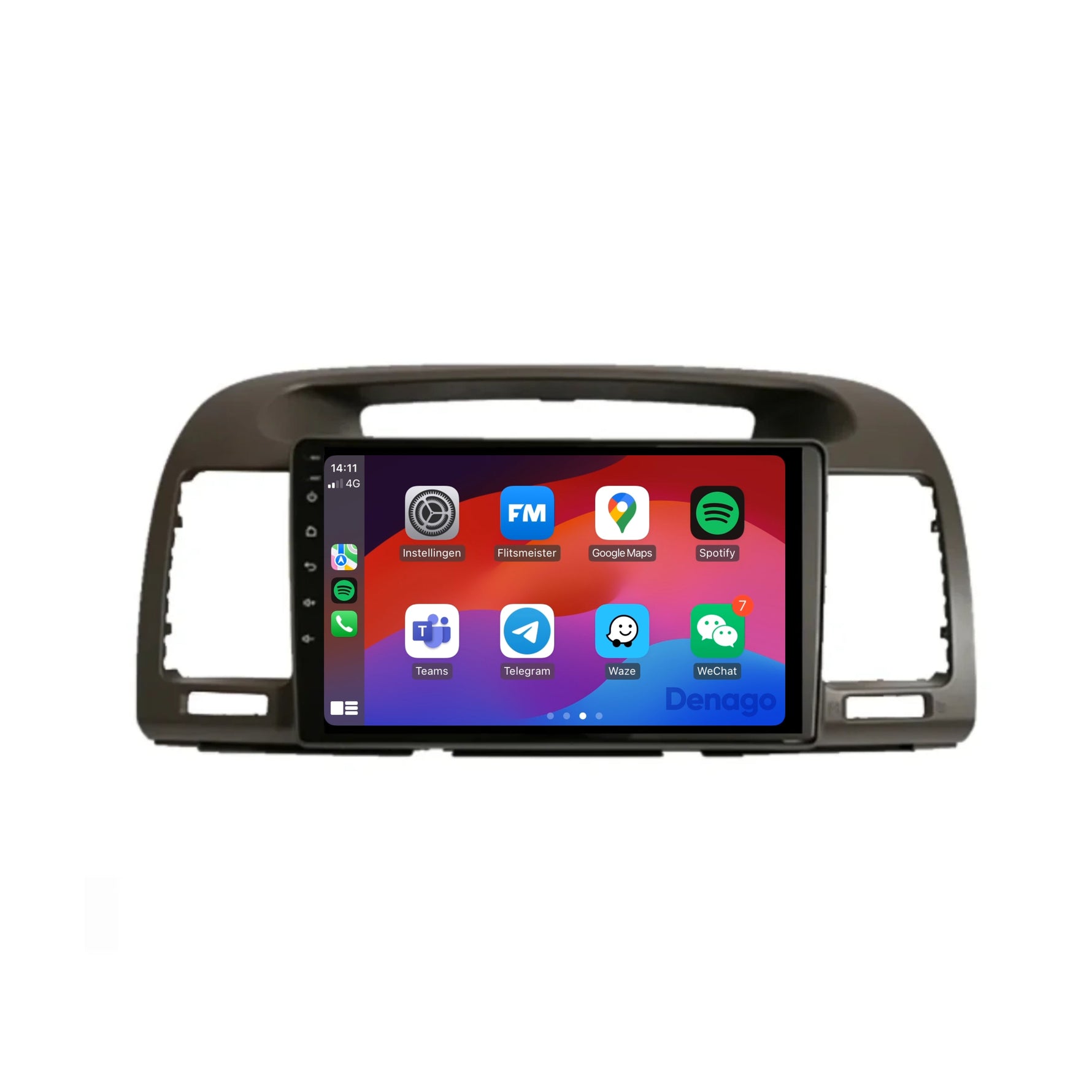 Toyota Camry CarPlay autoradio | 2001 t/m 2007 | Denago DNG-A255 | 9 inch | Android 13 | Draadloos CarPlay & Android Auto