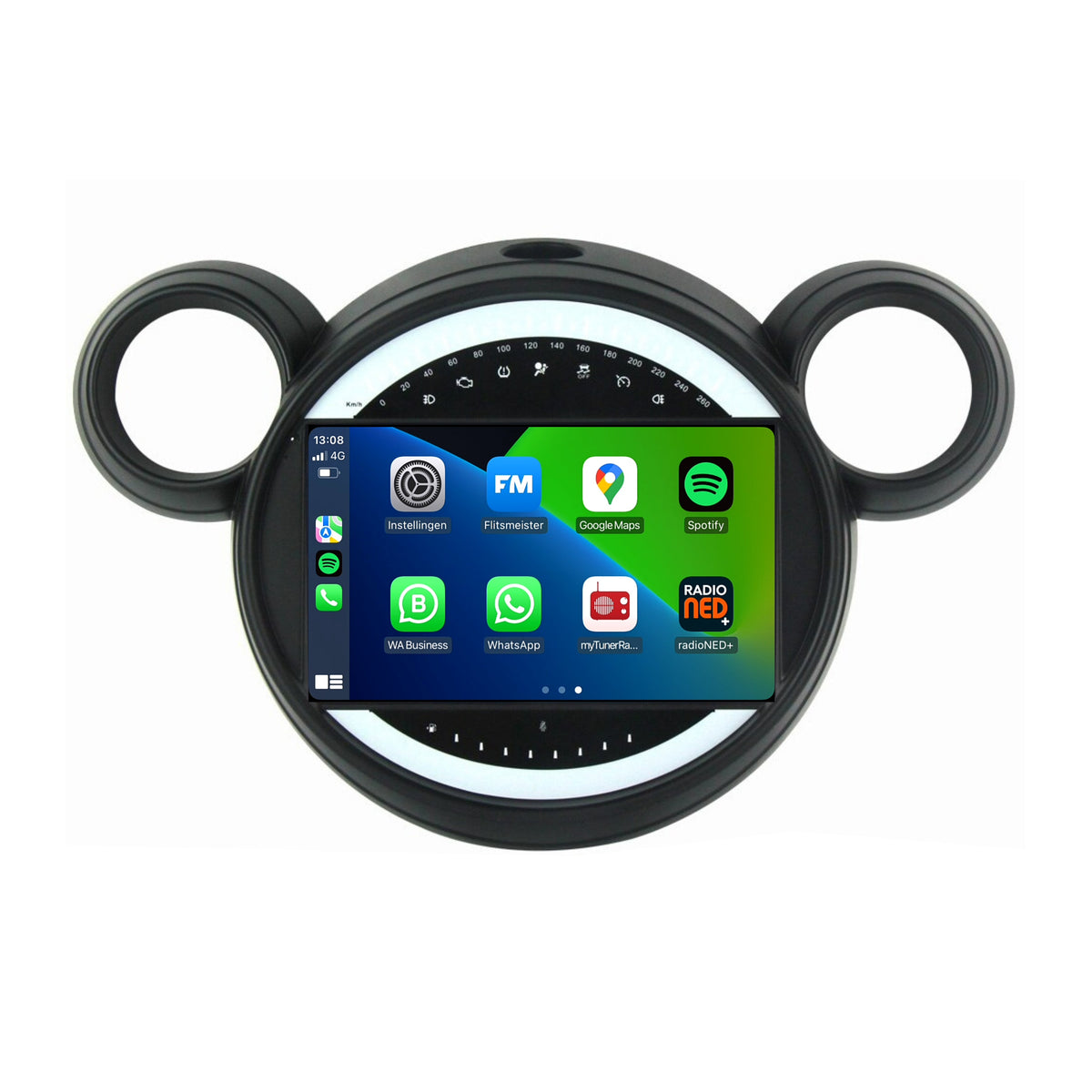 Android 13 CarPlay Autoradio voor Mini Cooper Countryman R60 | 2011 t/m 2014-2