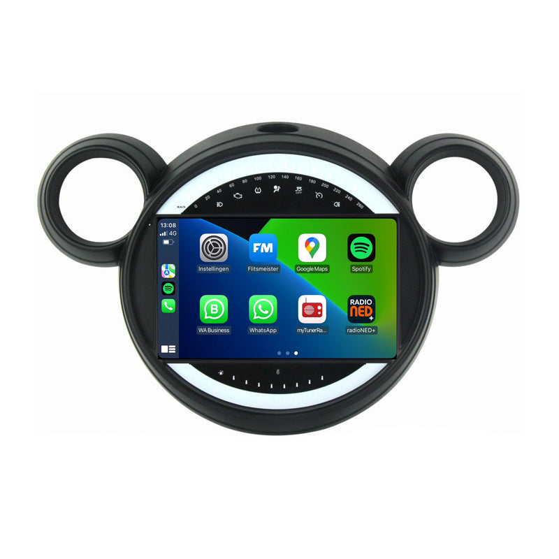 Android 13 CarPlay Autoradio voor Mini Cooper Countryman R60 | 2011 t/m 2014-2