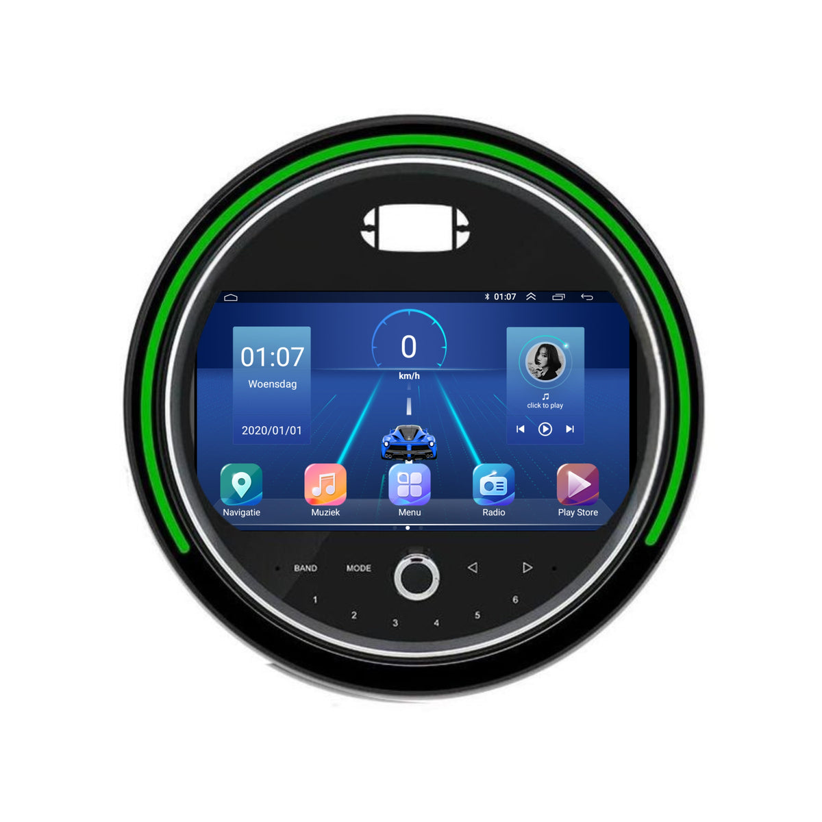 Mini Cooper F55/F56/Clubman CarPlay & Android Auto autoradio | 2014 t/m 2020 | Android 15 | Davilon-5