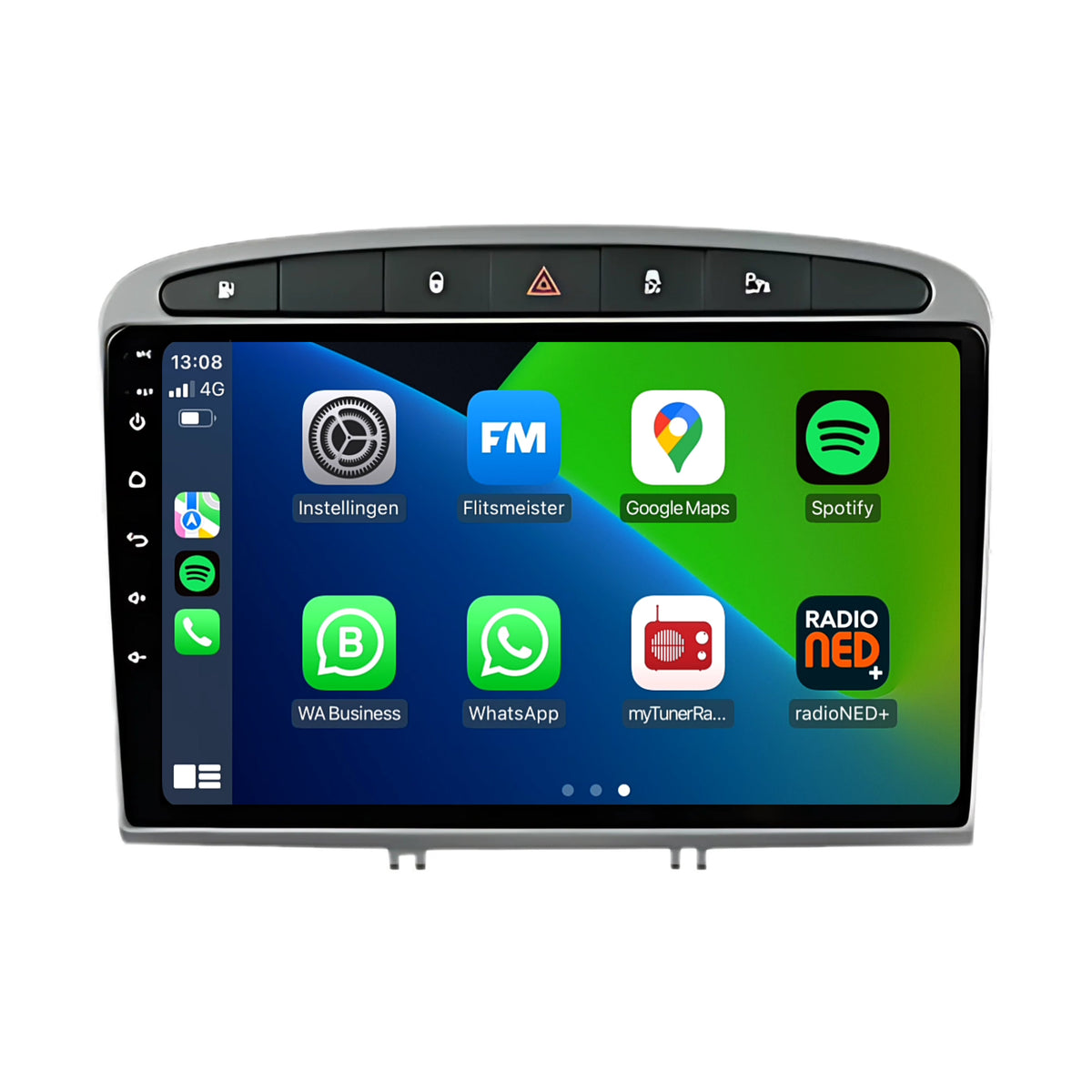 Peugeot 408 / 308 | Android 13 | Autoradio | 2007 t/m 2014 | CarPlay & Android Auto-1