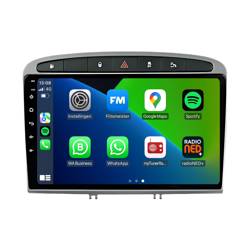 Peugeot 408 / 308 | Android 13 | Autoradio | 2007 t/m 2014 | CarPlay & Android Auto-1