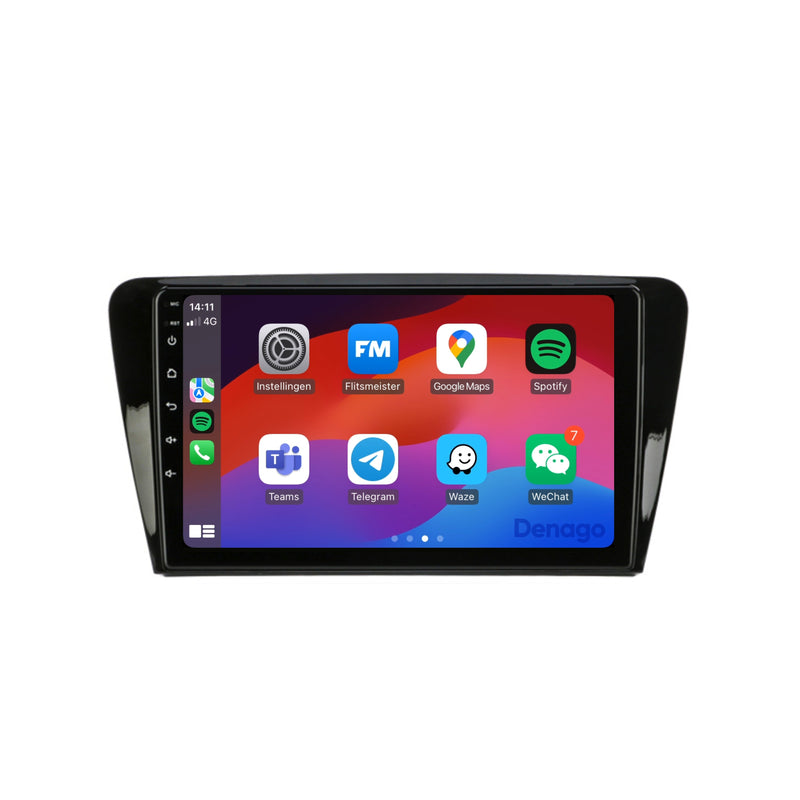 Skoda Octavia CarPlay autoradio | 2013 t/m 2020 | Denago DNG-A110 | 9 inch | Android 13 | Draadloos CarPlay & Android Auto-1