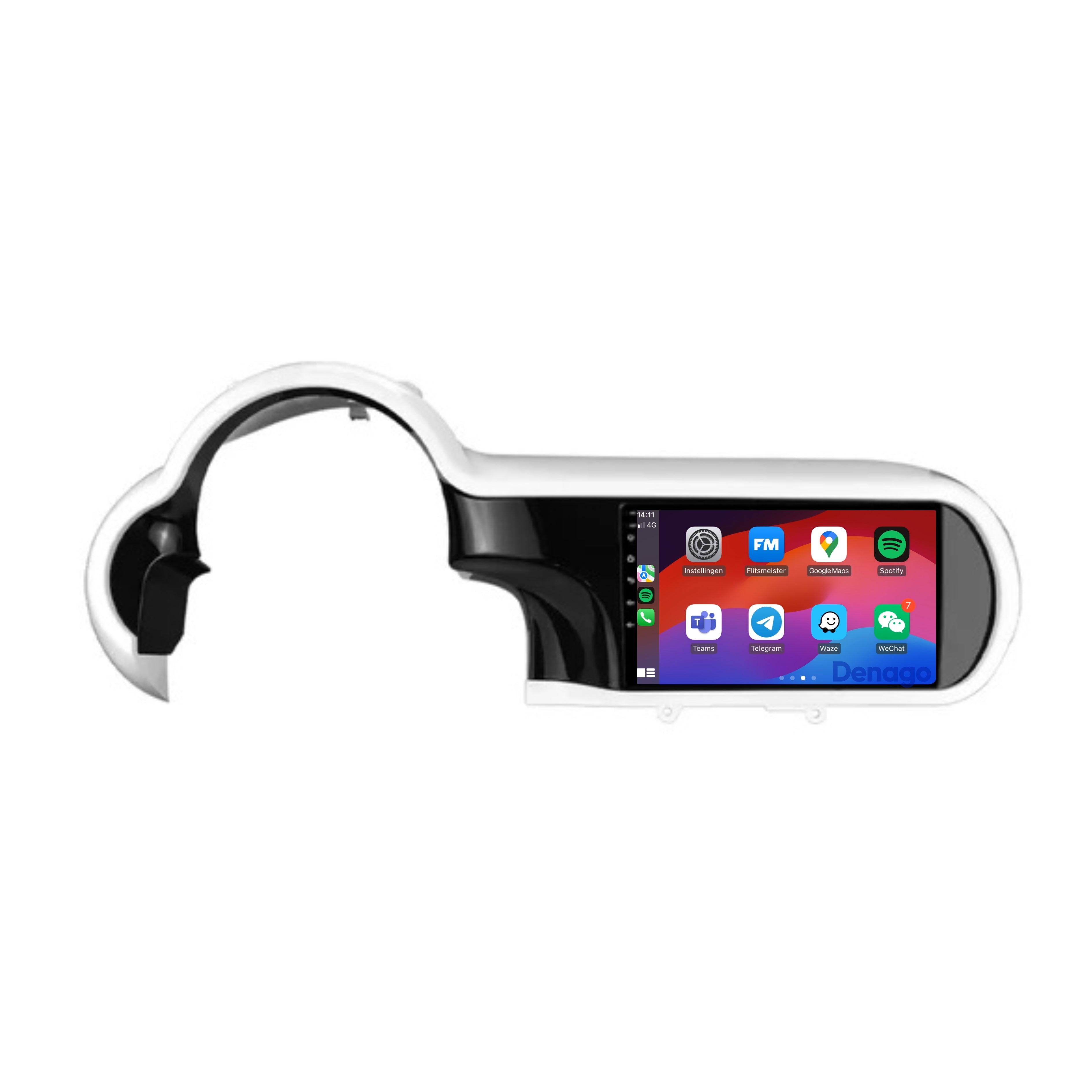 Renault Twingo CarPlay autoradio | 2014 t/m 2024 | Denago DNG-A256 | 9 inch | Android 13 | Draadloos CarPlay & Android Auto