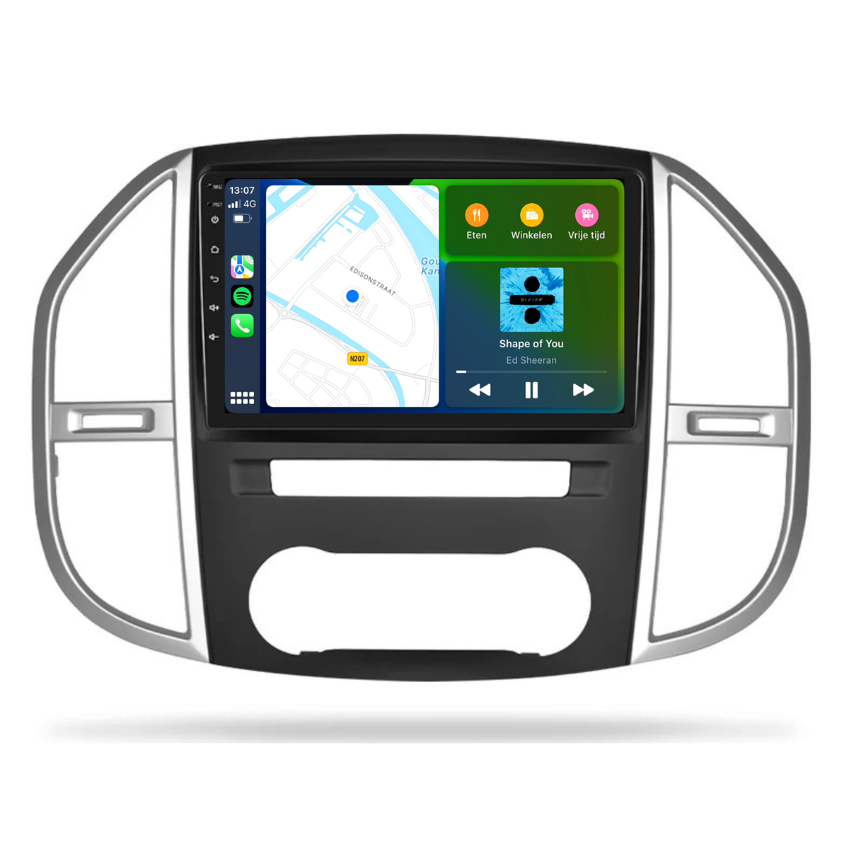 Mercedes Vito CarPlay & Android Auto autoradio | 2015 t/m 2024 | Android 15 | Davilon-7