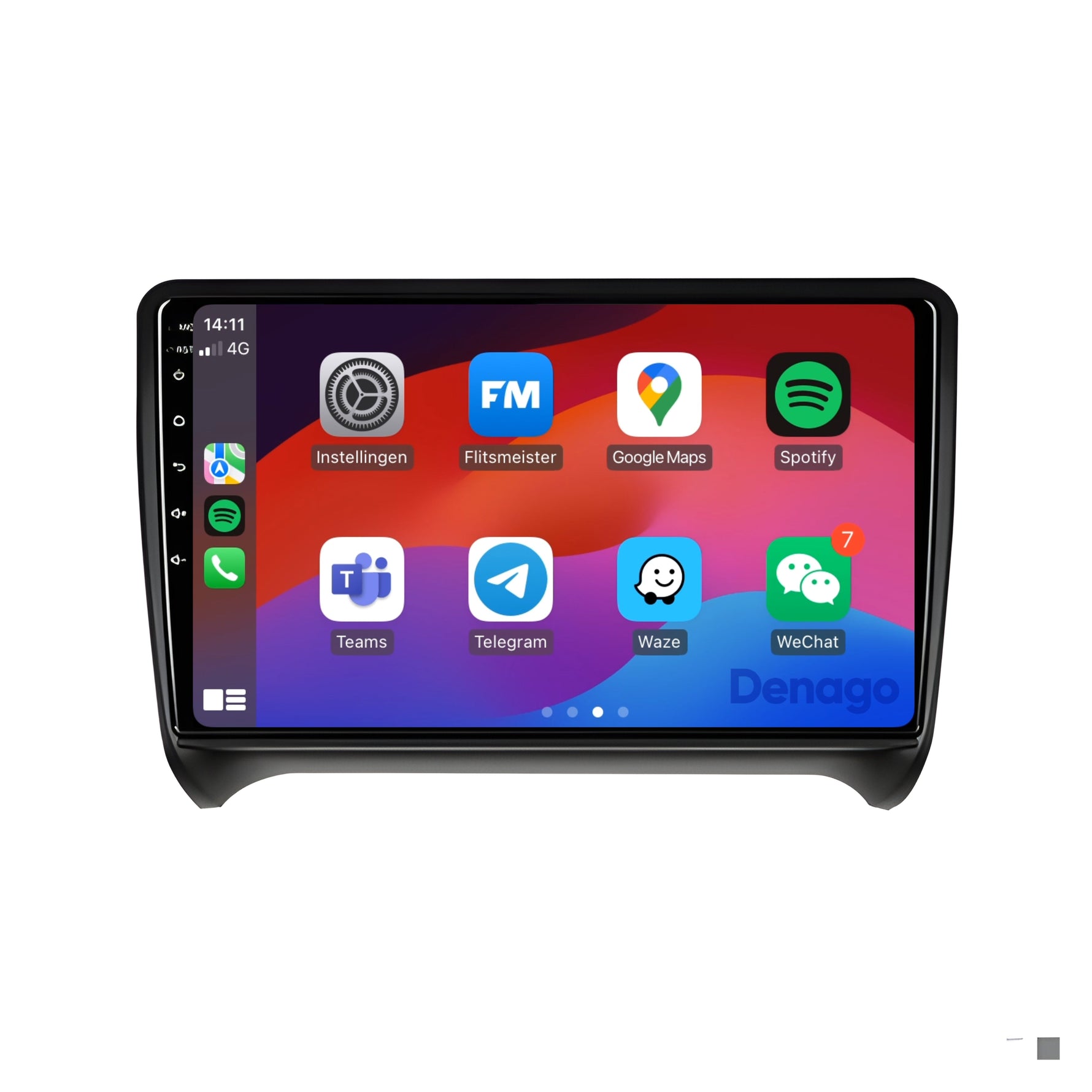 Audi TT CarPlay autoradio | 2006 t/m 2014 | Denago DNG-A325 | 9 inch | Android 13 | Draadloos CarPlay & Android Auto