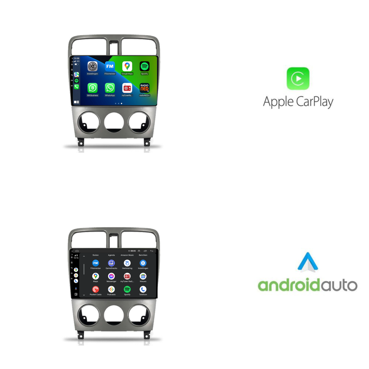 Subaru Forester | Android 13 | Autoradio | 2002 t/m 2007 | Carplay & Android Auto-3