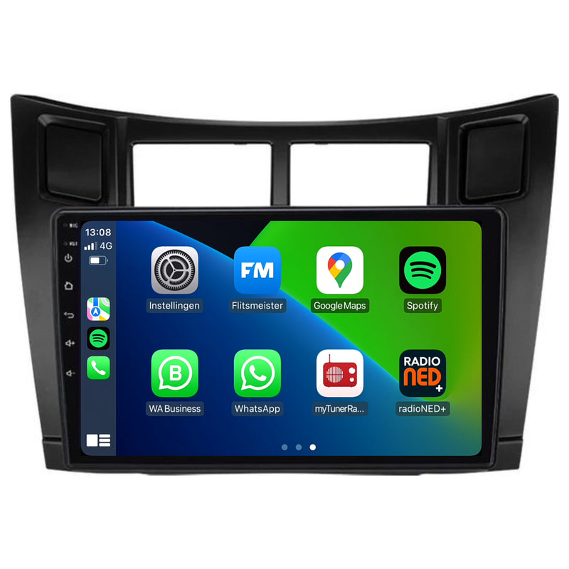 Toyota Yaris | Android 13 | Autoradio | 2005 t/m 2012 | CarPlay & Android Auto-1