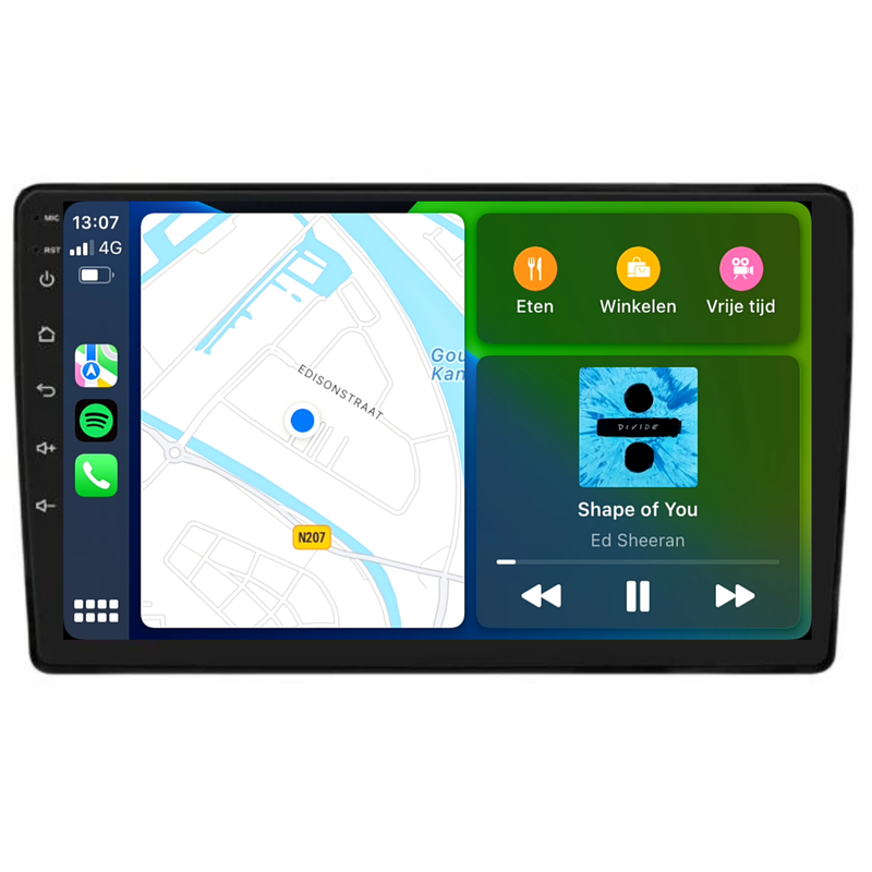 Audi A4  | Seat Exeo | Android 13 Autoradio |  2000 t/m 2013 | Android Auto & Carplay-5