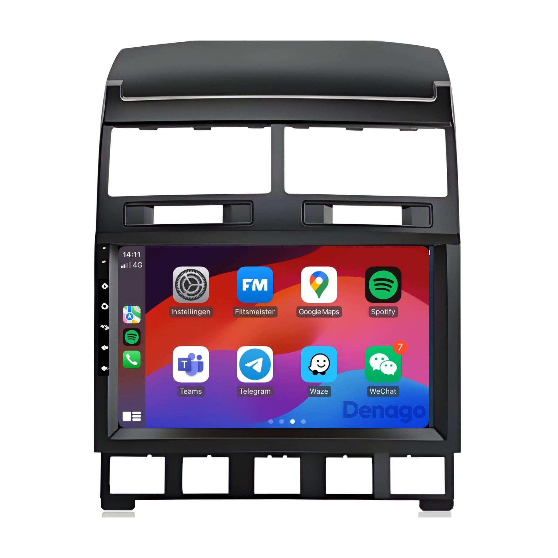 Volkswagen Touareg CarPlay autoradio | 2002 t/m 2010 | Denago DNG-A326 | 9 inch | Android 13 | Draadloos CarPlay & Android Auto