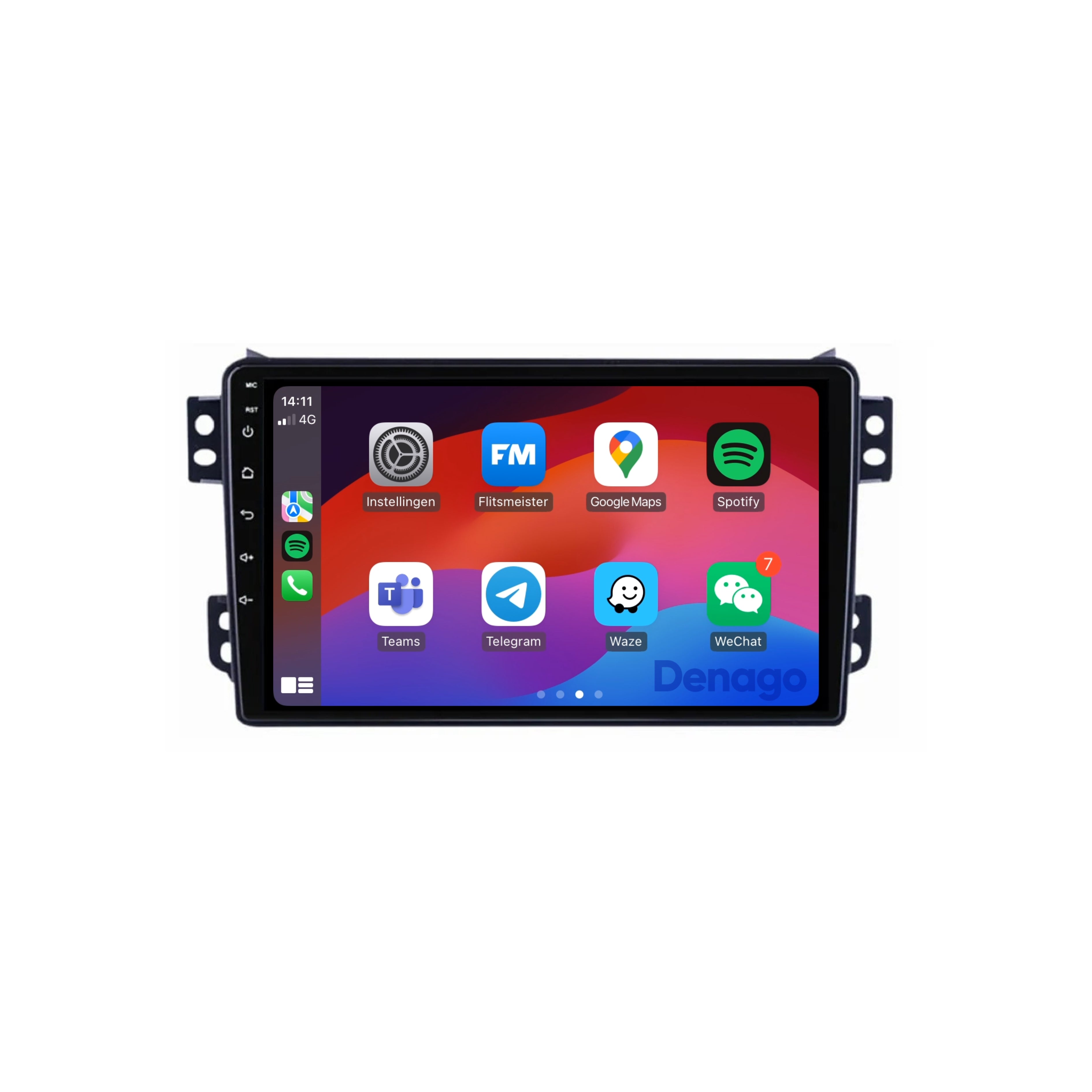 Opel Agila CarPlay autoradio | 2008 t/m 2015 | Denago DNG-A245 | 9 inch | Android 13 | Draadloos CarPlay & Android Auto