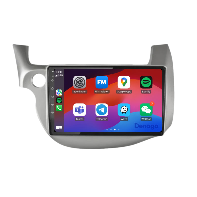 Honda Jazz CarPlay autoradio | 2008 t/m 2013 | Denago DNG-A127 | 9 inch | Android 13 | Draadloos CarPlay & Android Auto-1
