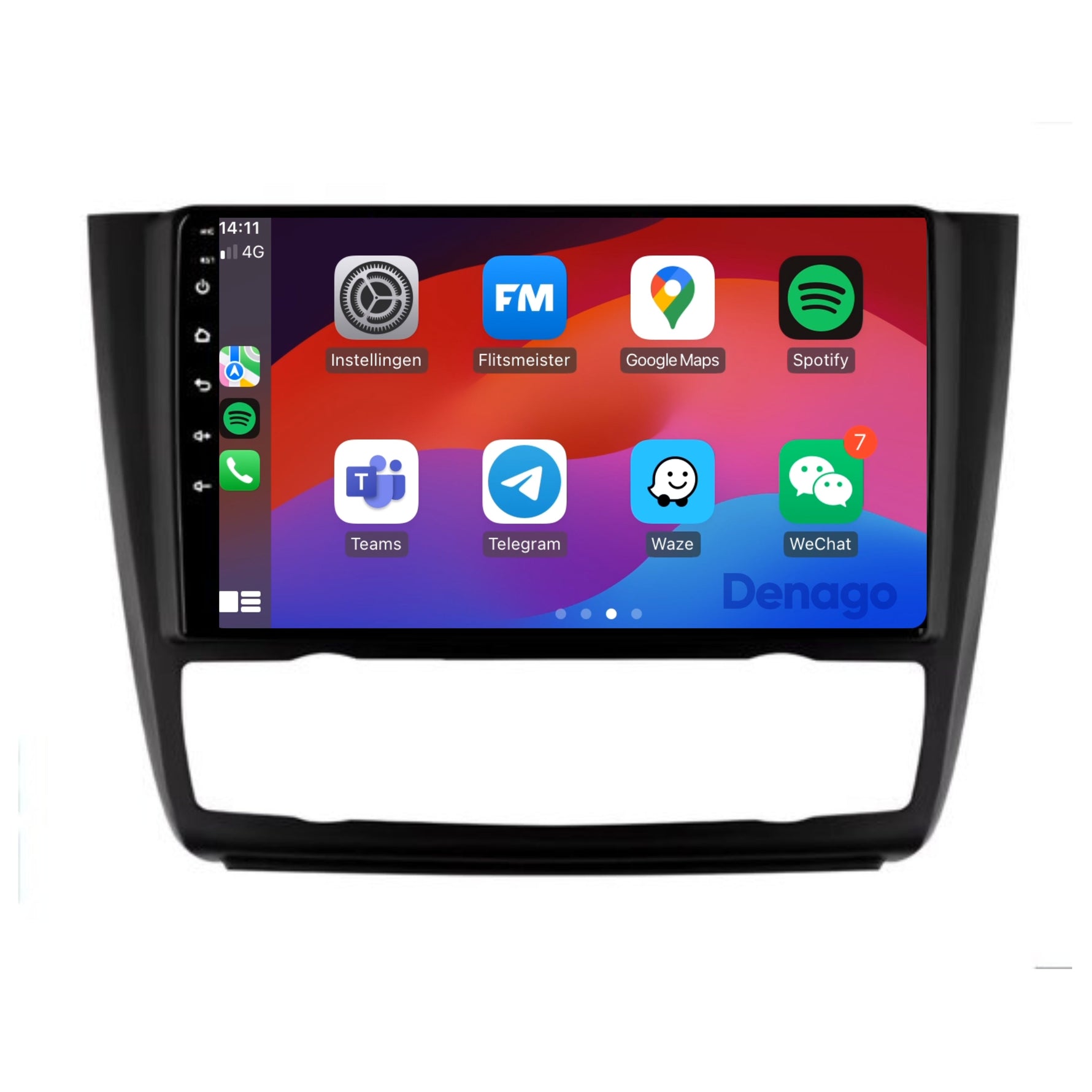 BMW 1 Serie E87 | E81 | E82 | E88 CarPlay autoradio | 2004 t/m 2012 | Denago DNG-A273 | 9 inch | Android 13 | Draadloos CarPlay & Android Auto
