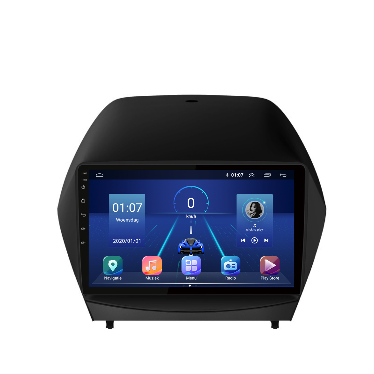 Radio samochodowe z CarPlay i Android Auto do Hyundai ix35 | 2009–2015 | Android 13 | Davilon