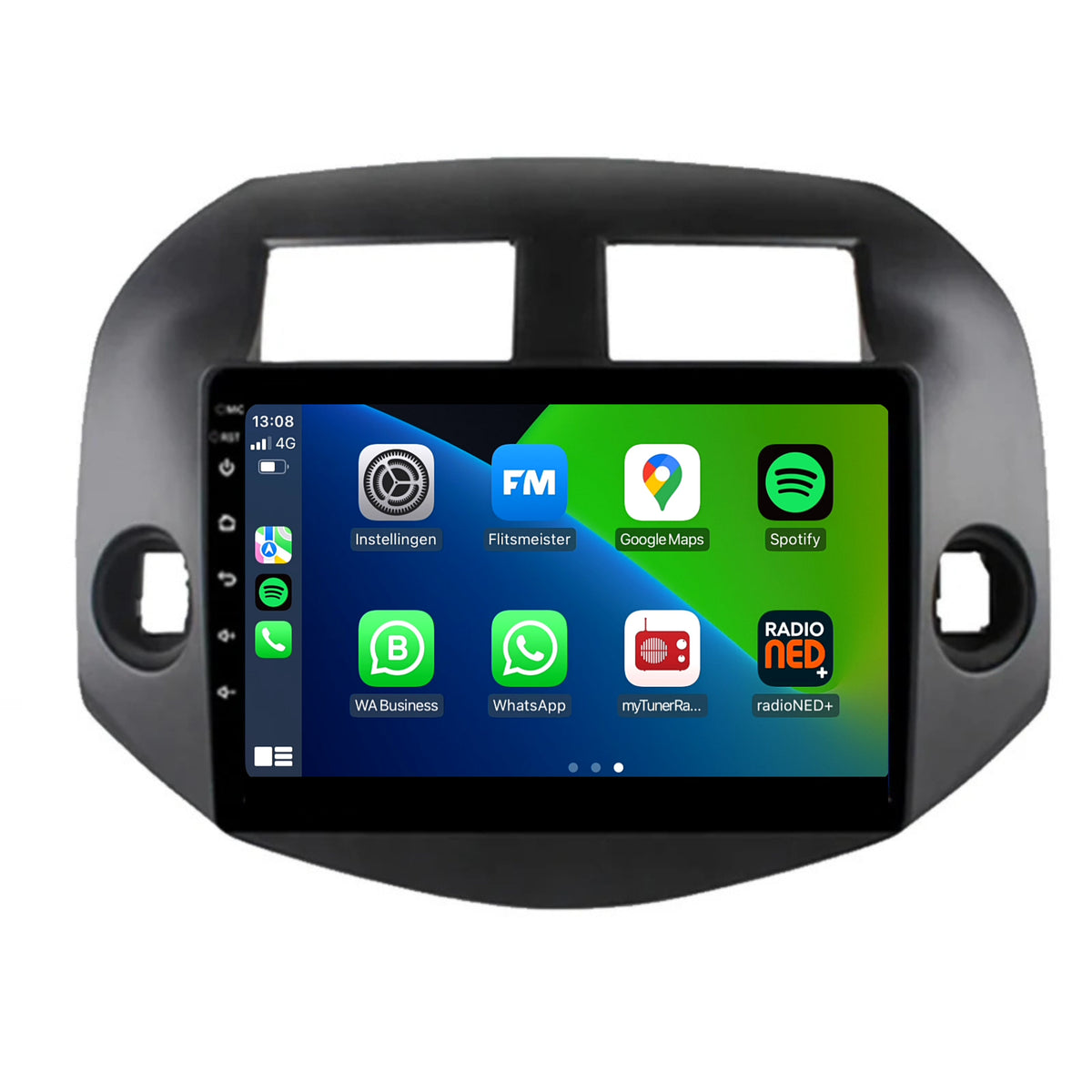 Toyota RAV4 CarPlay & Android Auto Autoradio | 2007 bis 2012 | Android 13 | Davilon