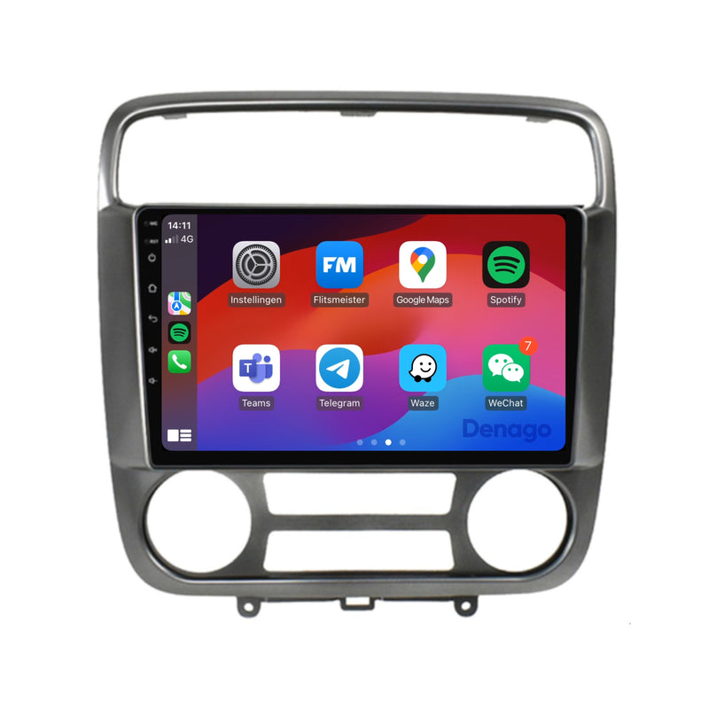 Honda Stream CarPlay autoradio | 2000 t/m 2006 | Denago DNG-A138 | 9 inch | Android 13 | Draadloos CarPlay & Android Auto-1
