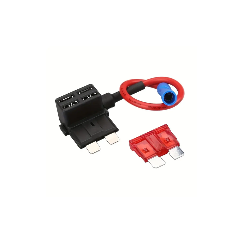 Cartronix CTX-3421 Mini Dubbele Zekeringhouder – Inclusief 10A Steekzekering-2