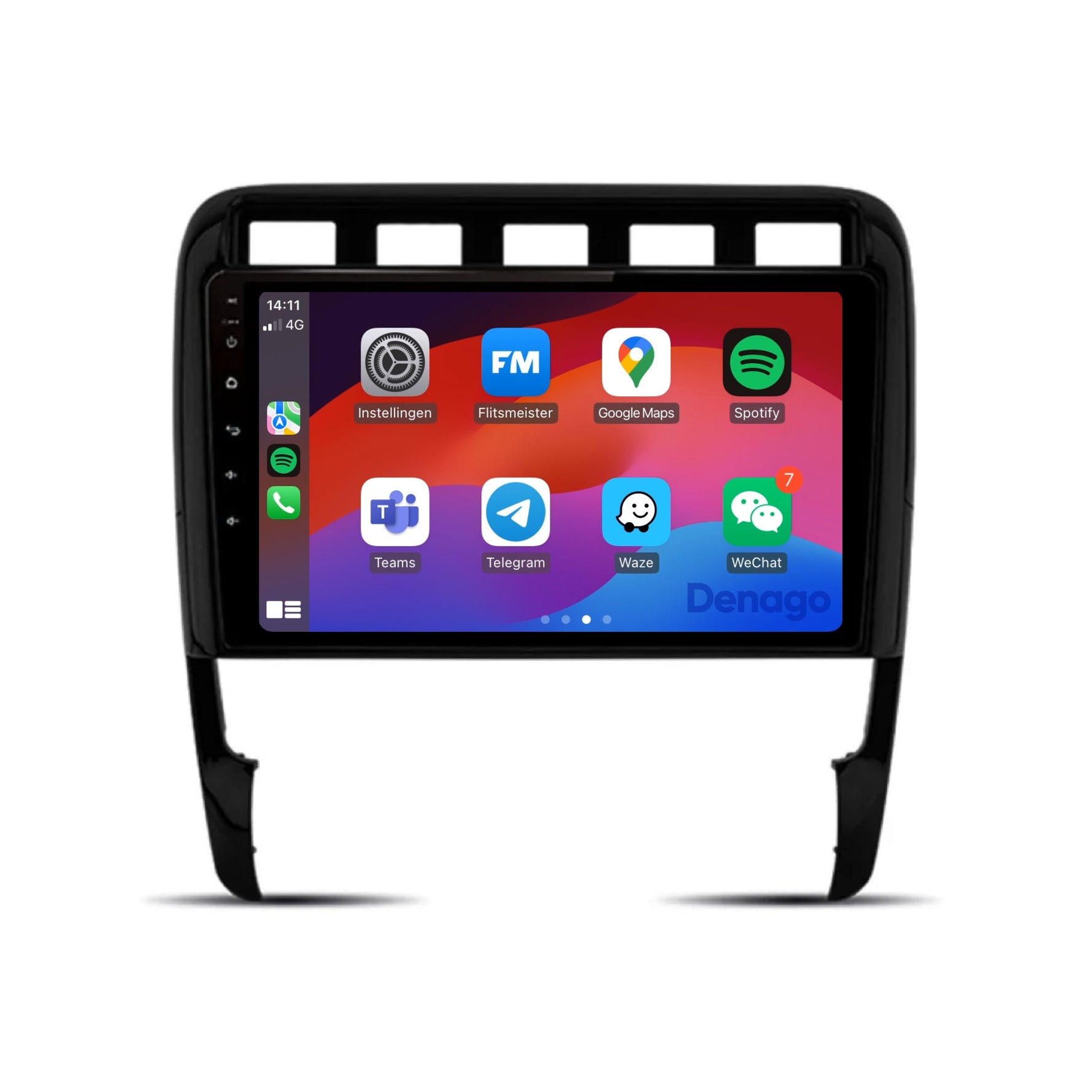 Porsche Cayenne CarPlay autoradio | 2002 t/m 2010 | Denago DNG-A208 | 9 inch | Android 13 | Draadloos CarPlay & Android Auto