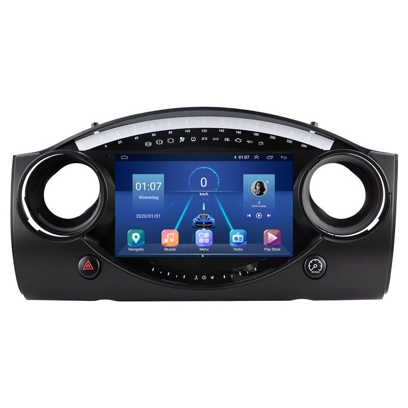 Android 13 CarPlay Autoradio voor Mini Cooper R50/R52/R53 | 2000 t/m 2007-2