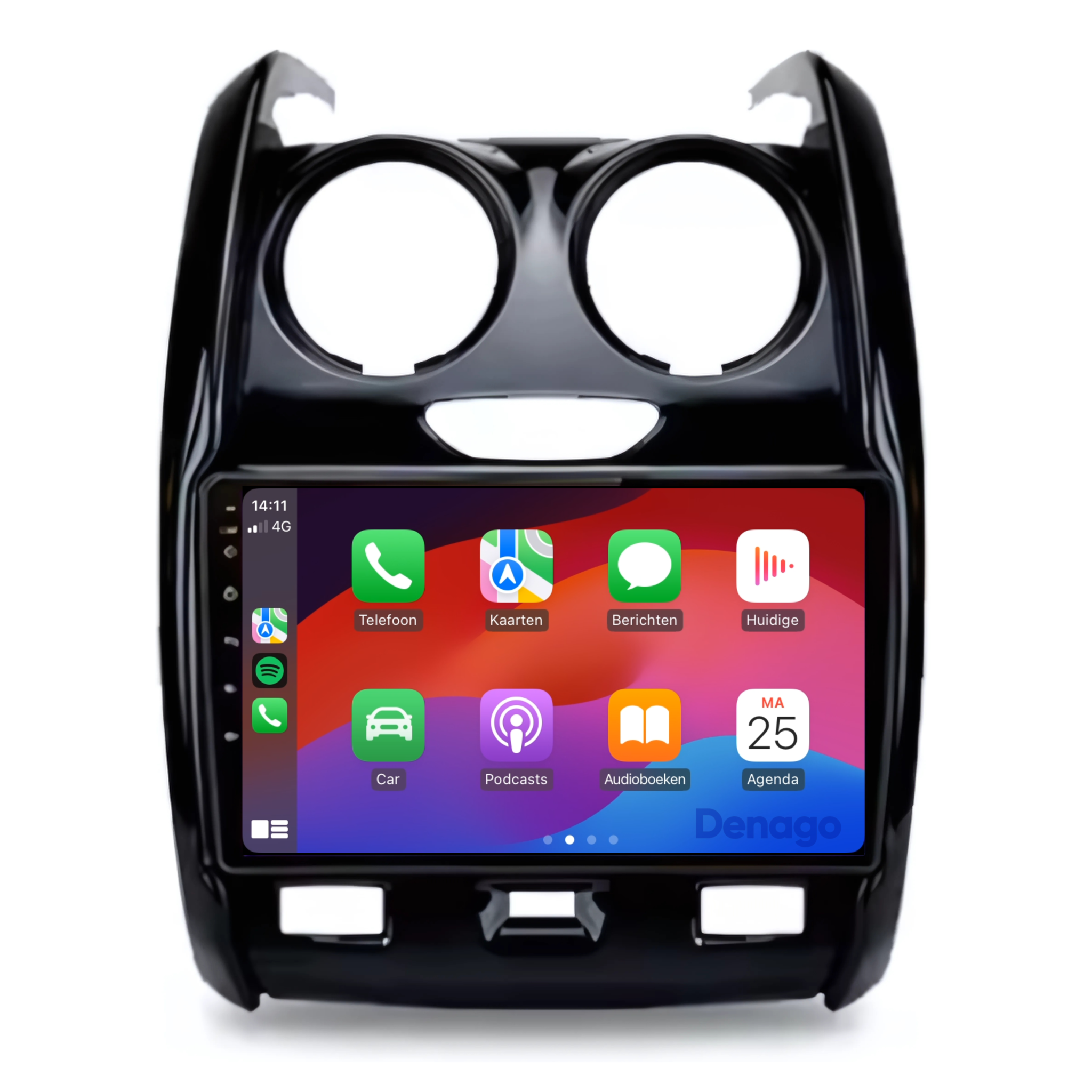 Dacia Duster CarPlay autoradio | 2013 t/m 2017 | Denago DNG-A32 | 9 inch | Android 13 | Draadloos CarPlay & Android Auto