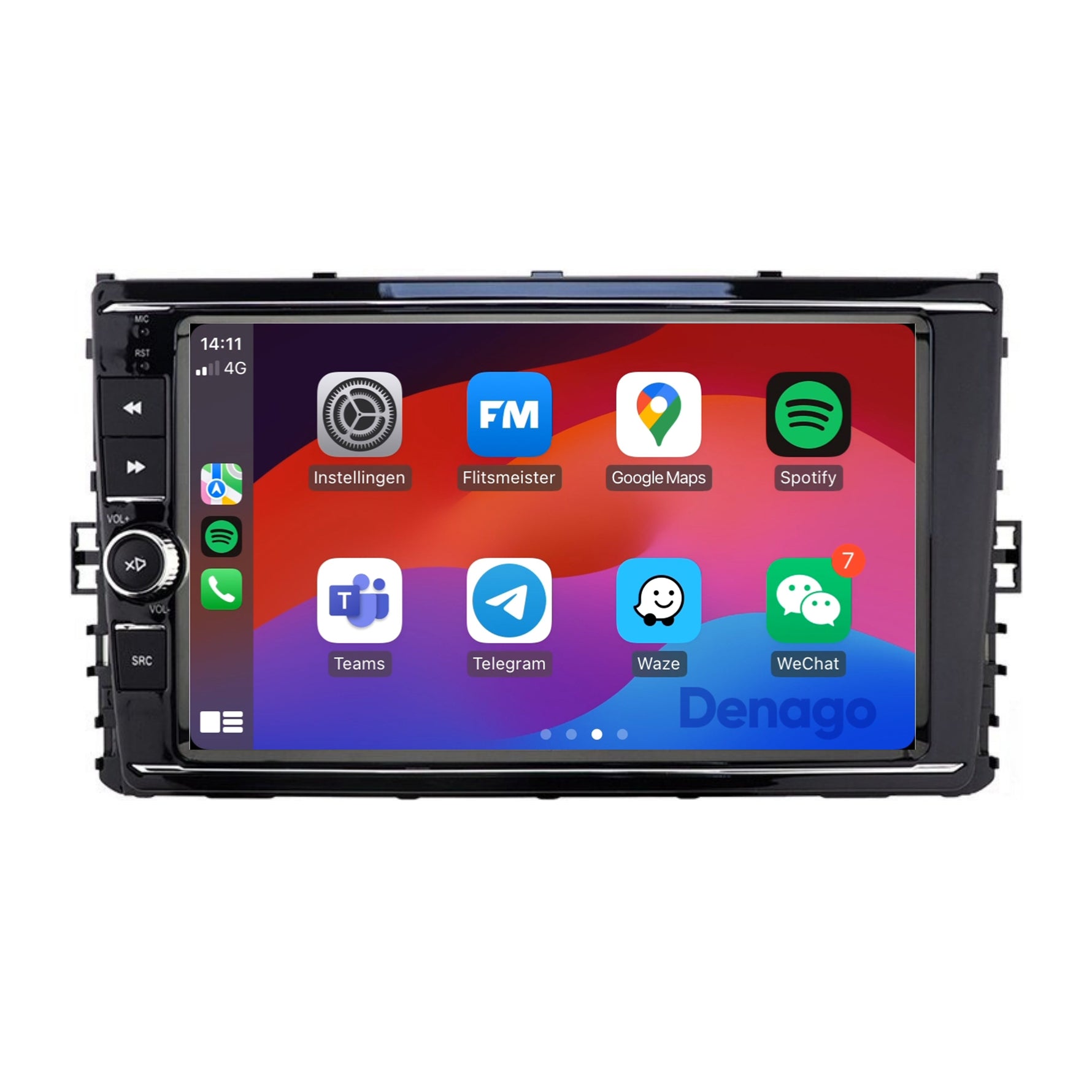 Volkswagen T-Cross CarPlay autoradio | 2018 t/m 2025 | Denago DNG-A358 | 9 inch | Android 13 | Draadloos CarPlay & Android Auto