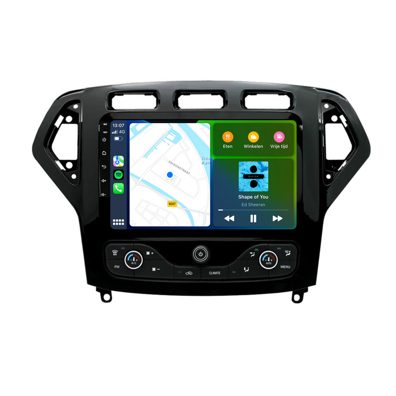 Ford Mondeo CarPlay & Android Auto autoradio | 2007 t/m 2014 | Android 15 | Davilon | Inclusief frame met airco-module-7