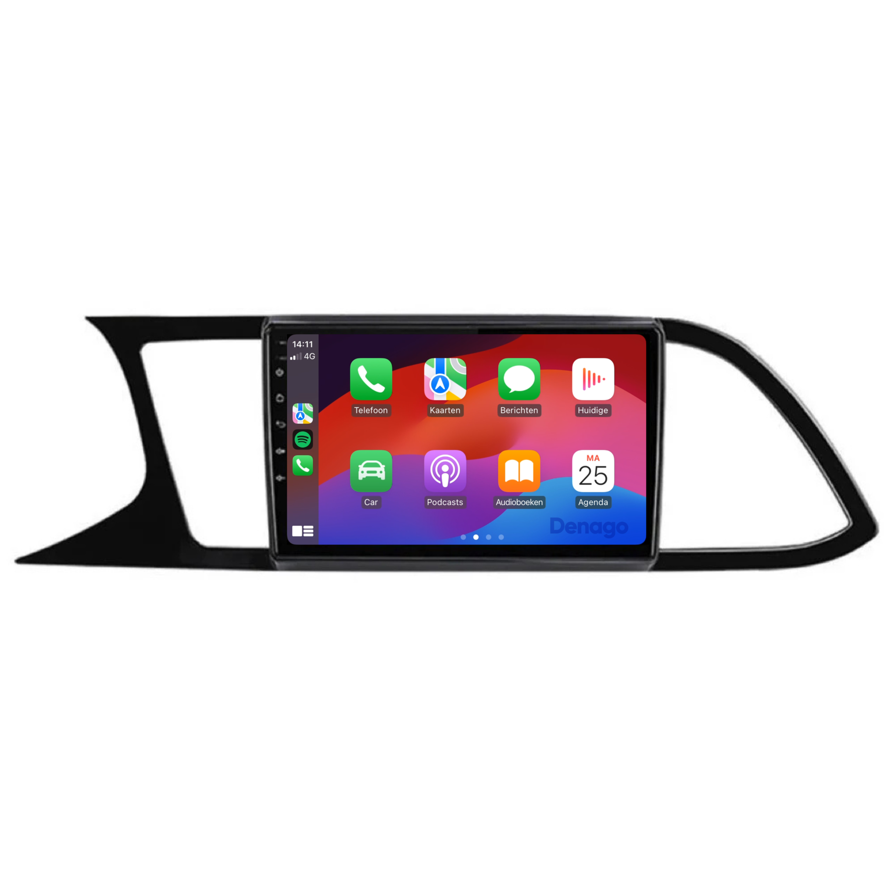 Seat Leon CarPlay autoradio | 2013 t/m 2020 | Denago DNG-A65 | 9 inch | Android 13 | Draadloos CarPlay & Android Auto