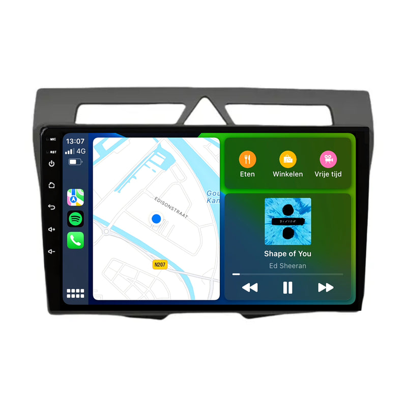 Kia Picanto | Autoradio | 2008 t/m 2010 | Carplay & Android Auto | Zwart-4