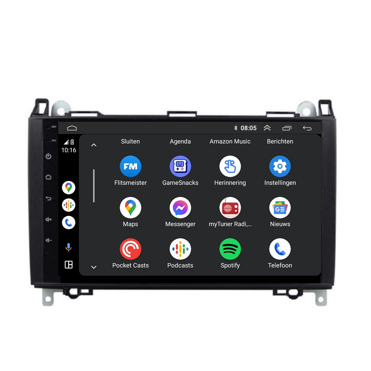 Mercedes Vito | Viano | Sprinter | CarPlay & Android Auto | Autoradio | 2004 t/m 2018 | Android 13 | 4+64GB-4