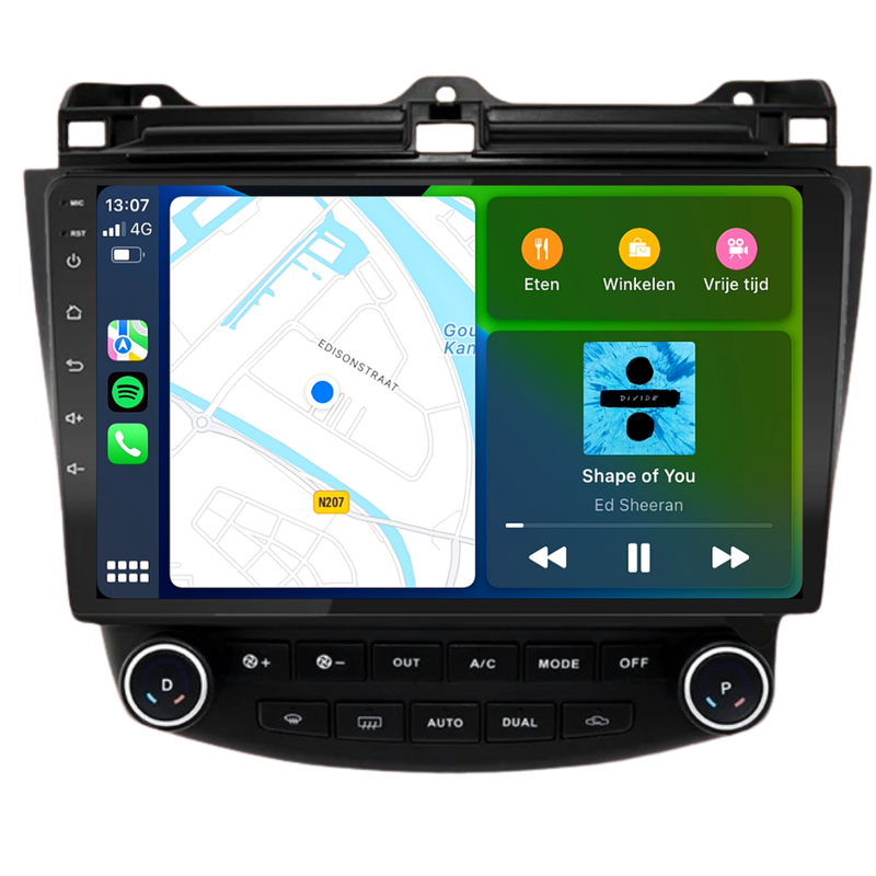 Honda Accord CarPlay & Android Auto autoradio | 2003 t/m 2008 | Android 15 | Davilon-10