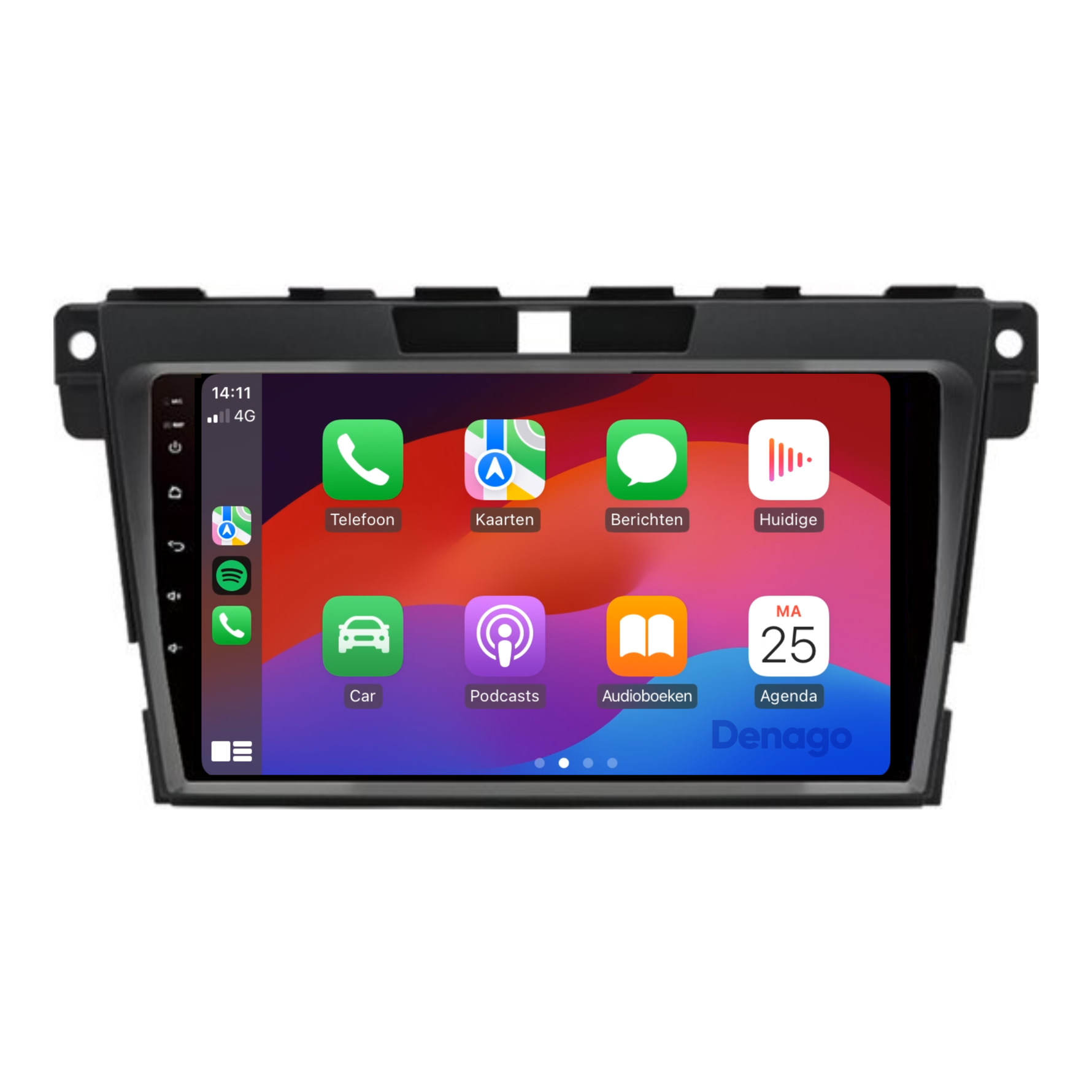 Mazda CX-7 CarPlay autoradio | 2006 t/m 2012 | Denago DNG-A49 – 9 inch | Android 13 | Draadloos CarPlay & Android Auto