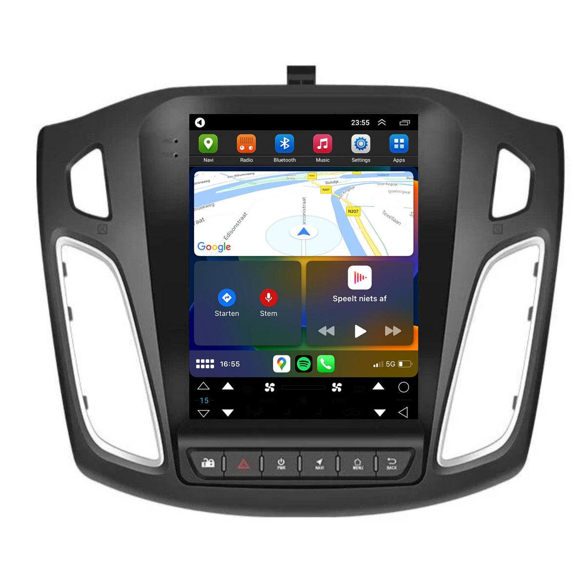 Ford Focus | Android 13 | Autoradio | 2011 t/m 2017 | CarPlay & Android Auto | Groot scherm-4